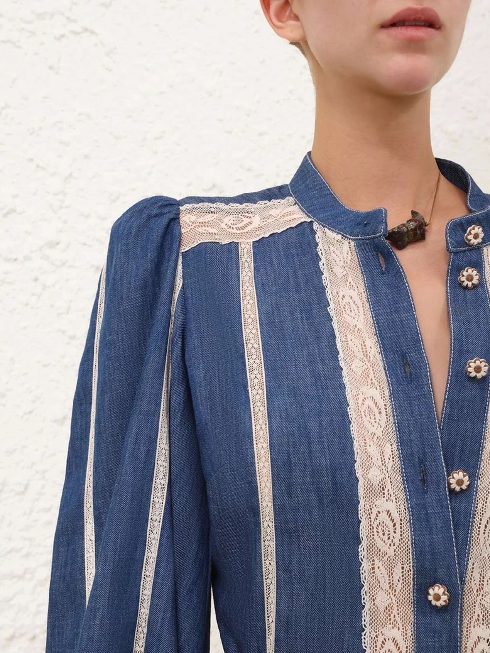 Zimmermann Awaken Denim short set - Picture 5 of 9